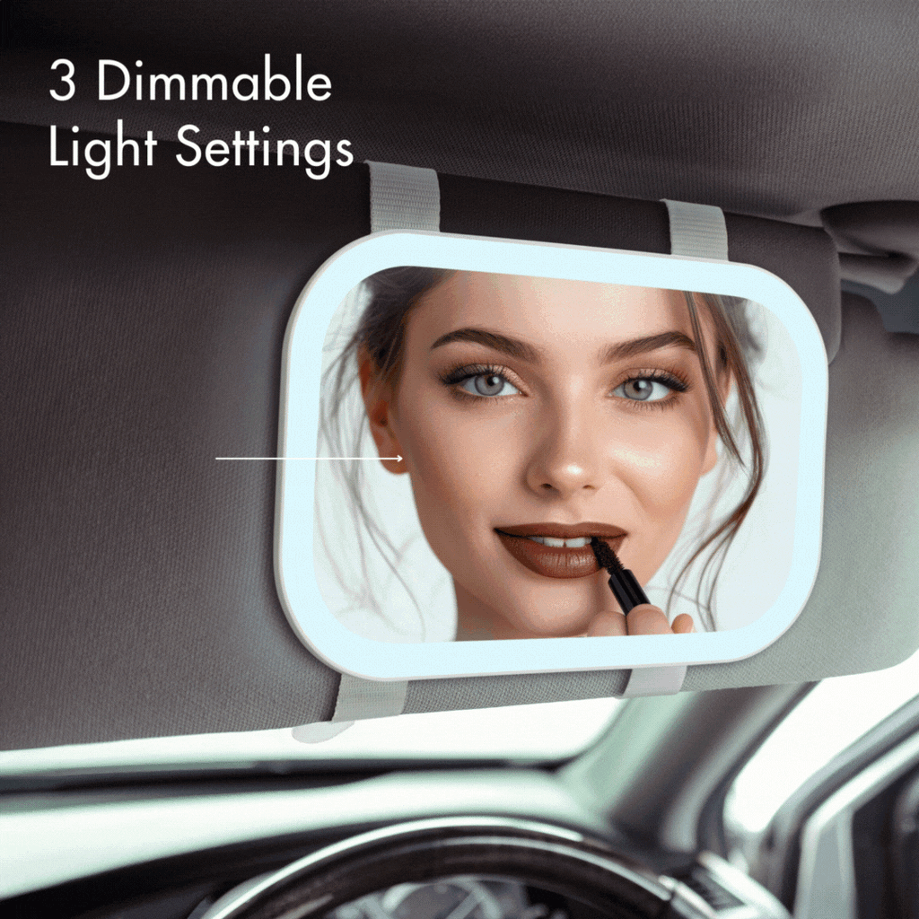 Juni 2 Lighted Car Visor Mirror